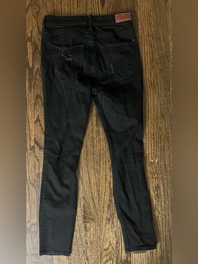 Hollister Black Skinny Jeans with Back Pocket Detail